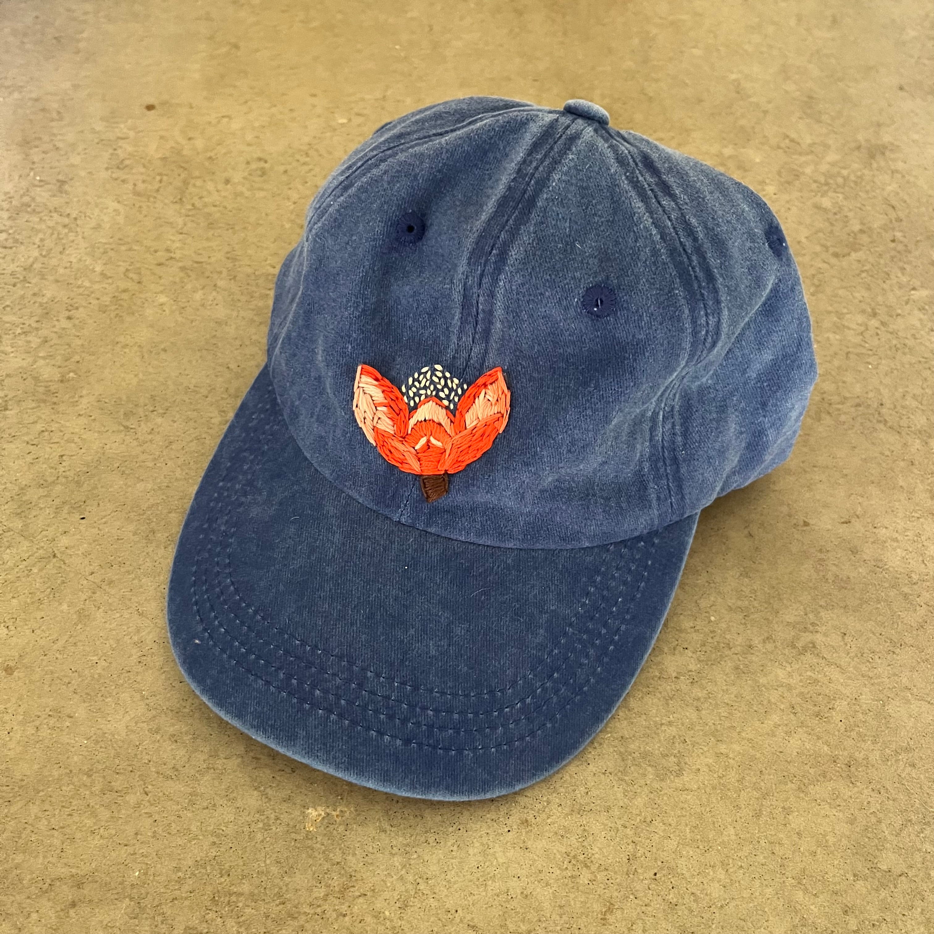 Electric blue Australiana Cap-  PROTEA Orange